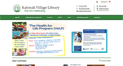 Desktop Screenshot of katonahlibrary.org