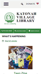 Mobile Screenshot of katonahlibrary.org